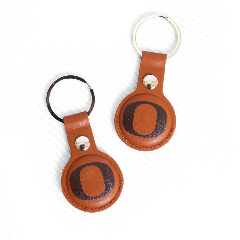 Classic Oregon O, Accessories, Tech, Airtag holder, 2 pack, 873240, Brown